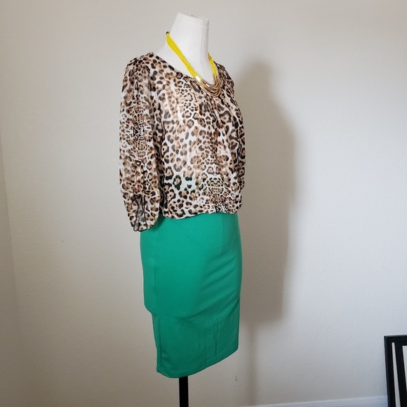 3 for $20 A'gaci Sexy Leopard Print Top - Picture 2 of 3